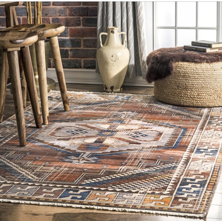 Warm fall inspired rug